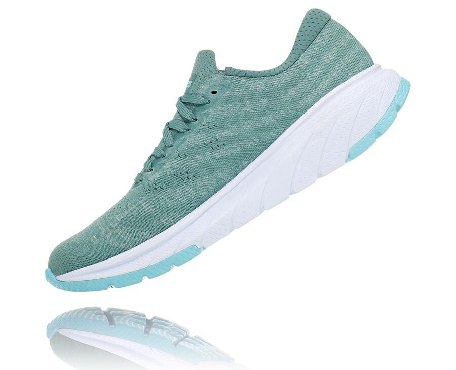 Hoka One One Bezecke Topanky Damske Modre/Biele - Cavu 3 - 06792-RBKP